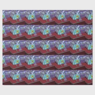 Gekke glanzend glanzend papier 30"x6"