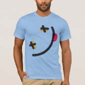 Gekke glimlach Face Emoji T-shirt (Voorkant)