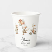 Gekke Goose Baby shower gepersonaliseerde papieren Papieren Bekers (Voorkant)