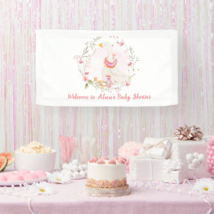 Gekke Goose Baby shower Girl Banner