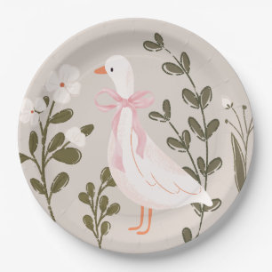 Gekke Goose Baby shower Papier Borden Papieren Bordje