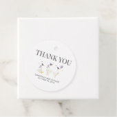 Gekke Goose Baby shower Ronde Bedankjes Labels (In situ)