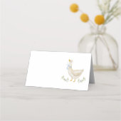 Gekke Goose Blue Bow Baby shower (Voorkant)