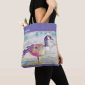 Gekke Goose Canvas tas (Dichtbij)