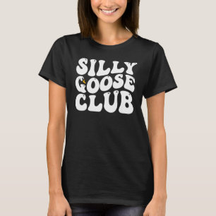Gekke Goose Club Gekke groovy Meme Smile Face Tren T-shirt