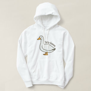 Gekke Goose Funny Cartoon Goose Hoodie