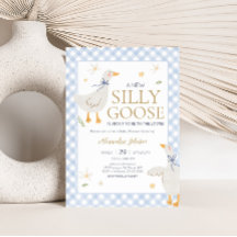 Gekke Goose Gingham Baby shower