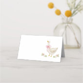 Gekke Goose Pink Bow Baby shower (Voorkant)