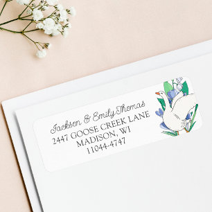 Gekke Goose Retour Adreslabels Etiket