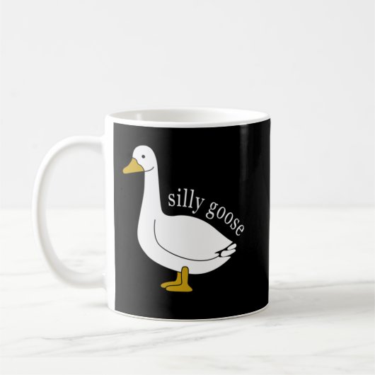 Gekke Goose Ugly Xmas Funny Goose Trendy Clot Koffiemok (Links)