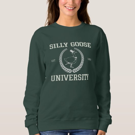 Gekke Goose University Sweater (Voorkant)