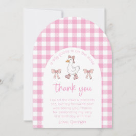 Gekke Goose Verjaardag Foto Bedankt Card Kaart