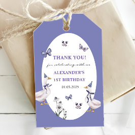 Gekke Goose verjaardagsfeestje Cadeaulabel