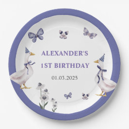 Gekke Goose verjaardagsfeestje Papieren Bordje