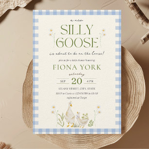 Gekke Goose Waterverf Boy Baby shower Kaart