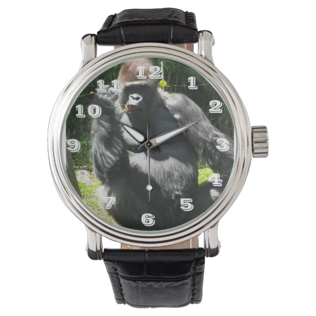 GEKKE GORILLA-horloge Horloge (Voorkant)