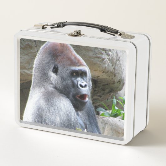 Gekke Gorilla Metal Lunchbox (Voorkant)