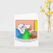 Gekke groet  kaart (Gele Bloem)