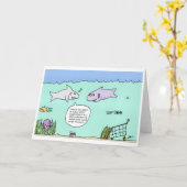 Gekke haai kaart (Gele Bloem)