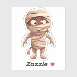 Gekke Halloweenmonster Sticker