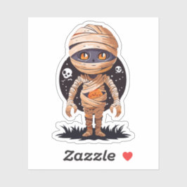 Gekke Halloweenmonster Sticker