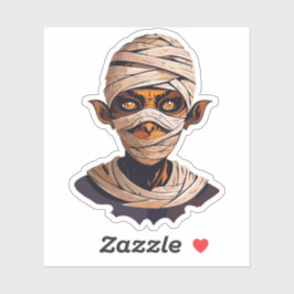 Gekke Halloweenmonster Sticker