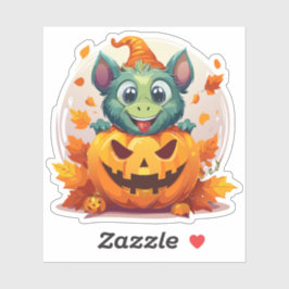 Gekke Halloweenmonster Sticker