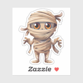 Gekke Halloweenmonster Sticker