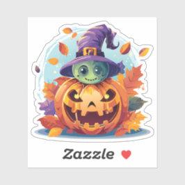Gekke Halloweenmonster Sticker