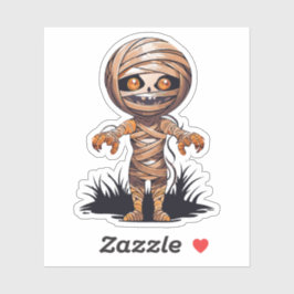 Gekke Halloweenmonster Sticker