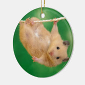 gekke hamster keramisch ornament (Links)