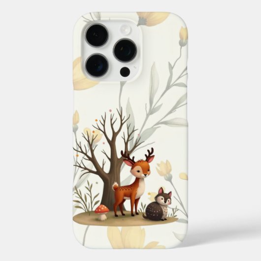 Gekke herten & egel iPhone/iPad hoes (Achterkant)