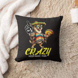 Gekke Hispanic Fan - Grappige Chihuahua Mexicaanse Kussen