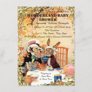 Gekke Hoedenmaker Thee Feestje Baby Shower Kaart