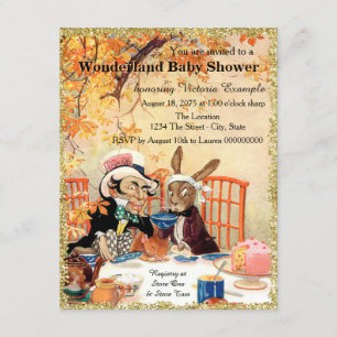 Gekke Hoedenmaker Thee Feestje Baby Shower Kaart