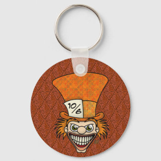 Gekke Hoedenmaker Wonderland Dwaze Grafische Vormg Sleutelhanger