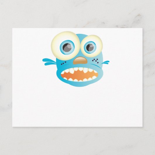 gekke hond briefkaart (Voorkant)