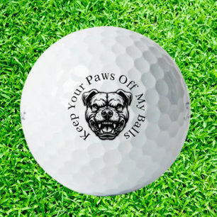 Gekke Hond Golfers Golfballen