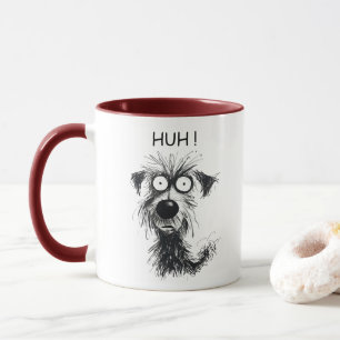 Gekke hond, huh! Grappige combo koffie Mok