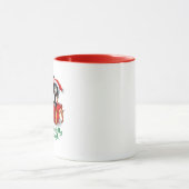 Gekke Jolly Black Kerstkat Mok (Midden)