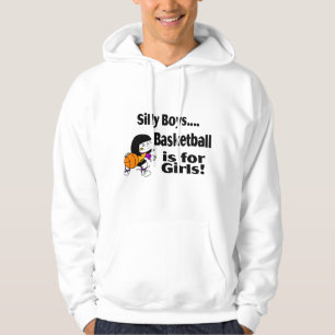 Gekke jongens, honkbal is voor meisjes hoodie