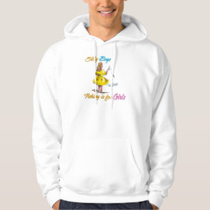 Gekke jongens Vist voor meisjes Hoodie
