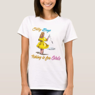 Gekke jongens Vist voor meisjes T-shirt