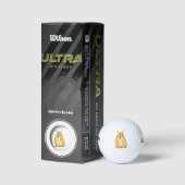 Gekke kat Golf Balls Golfballen (Verpakking)