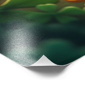 Gekke kat in een pot met goud foto afdruk (Hoek)