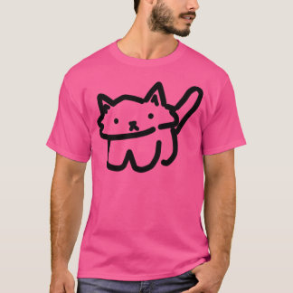 Gekke kat t-shirt