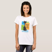gekke kat t-shirt (Voorkant volledig)