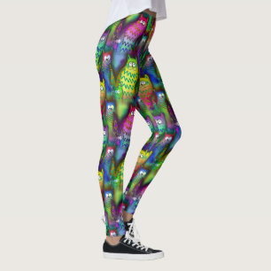 Gekke Katten Kleurrijke Hoge Kwaliteit Vrouwen Leggings