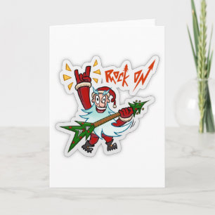 Gekke Kerstman "Rots op" Kaart