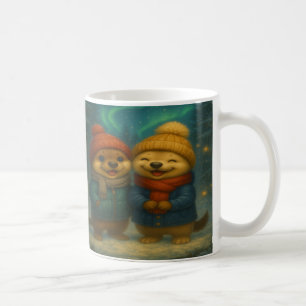 Gekke Kerstmug met Gezellige Dierenvrienden Koffiemok
